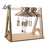 Earring Holder Organizer Wooden Rack Clothes Drying Rack Design Decorative Jewelry Desktop Stand Tabletop for Home Vanity Decor Unique