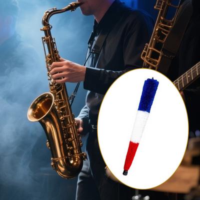 Saxophon-Reinigungswischer Alto Tenor Sopran Saxophon Pad Saver Bürstenreiniger Ultra Saugfähige Baumwolle Saxophon-Reinigungspflege-Werkzeuge