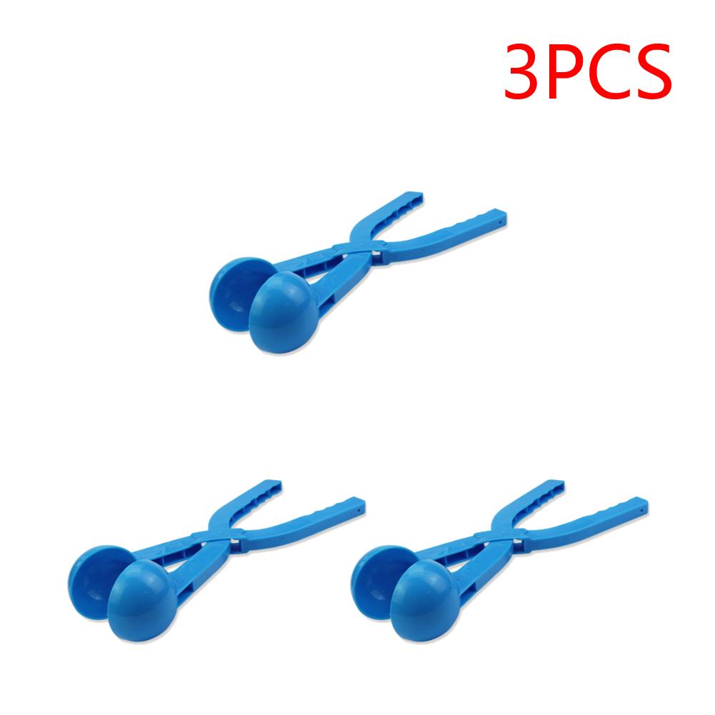 Creative Snowball Clip 3D Round Shaped Snow Snow Clip Toys Kids Sandy Beach Game Playing Tool Interactive Toys