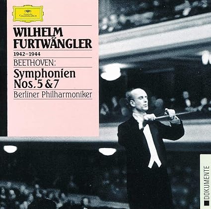 

CD WILHELM FURTWNGLER BEETHOVEN BER Symphonien Nos. 5 7 4277752 Deutsche Grammo 1989 Europe Classical Used