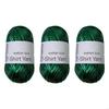 3 Rolls Metallic Weaving Cord Ribbon 32.8Yard Each Roll Metallic Knitting Thread Yarn For Handmade Bag and Sewing P9YB
