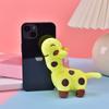 Adorable Plush Giraffe Keychain Miniature Stuffed Animal Bag Charm In Cute Colors
