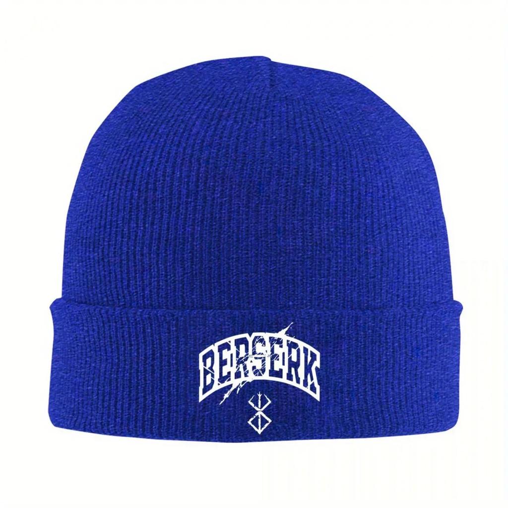 New Berserks Symbol T Knitted Caps For Women Unisex Skullies Beanies Winter Hat Acrylic Anime Hip Hop Cap