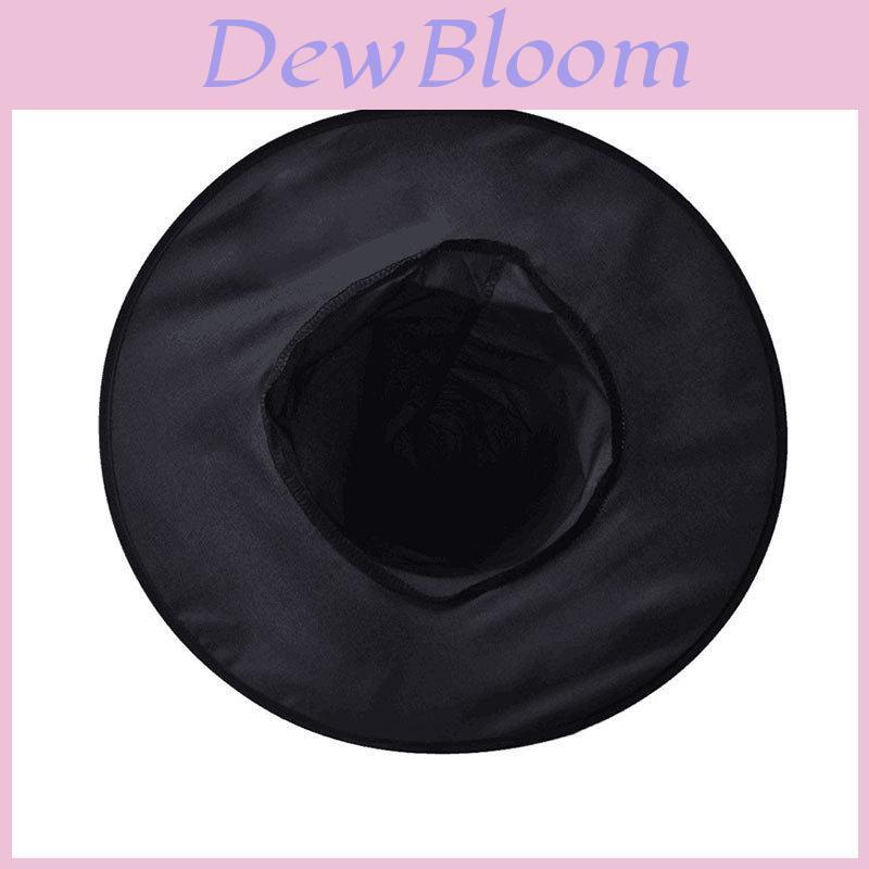 Black Oxford Cloth Wizard Hat For Halloween Costume Magical And Enchanting Witch Hat For Harry Potter Fans L)
