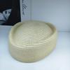 Summer Women's Stewardess Cap Beret Paper Straw Sun Hat Outdoor Artistic Painter's Hat Beach Beret