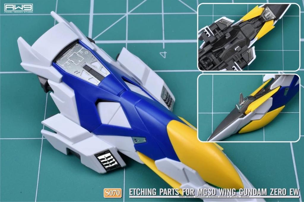 MGSD Wing Gun Dam Zero EW modification detail up high quality metal parts with water transfer decal