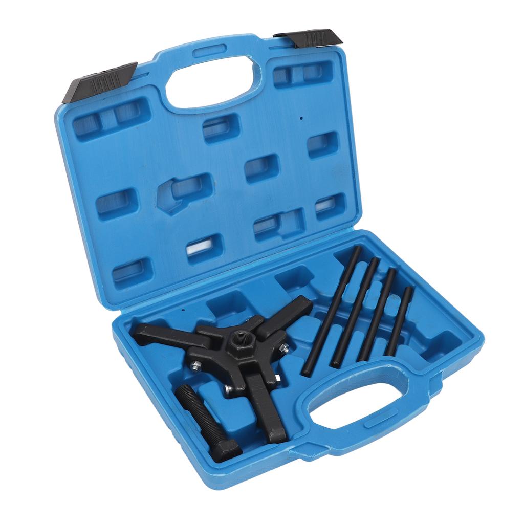 6pcs Harmonic Balancer Puller Set Carbon Steel Black Oxide Finish Damper Pulley Puller Kit