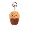 Soft Kawaii Mushroom Plush Keychain Cute Cupcake Teacup Design Mini Keyring Bag Pendant for Girls Daily Use