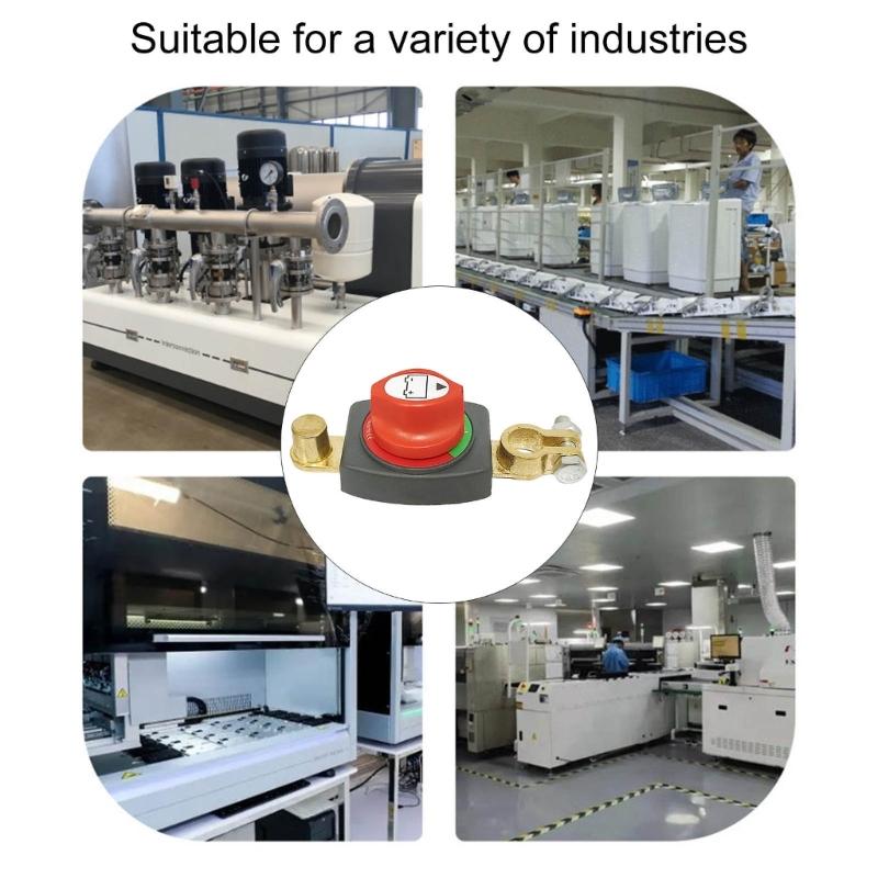 Battery Disconnection Switches Safety Cutoff Power Switches Emergency Power Switches for Home Electrical Power Systems