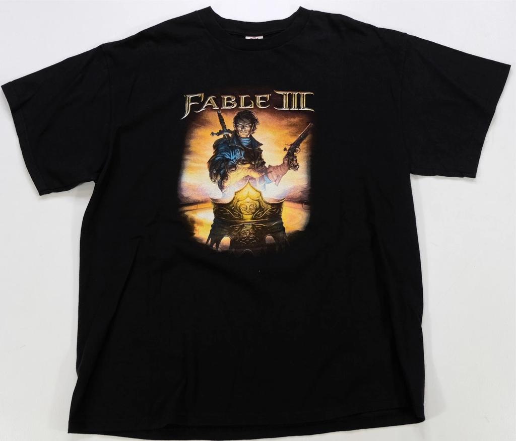 Редкая винтажная футболка с промо-принтом видеоигры Fable III It’s A Revolution для Xbox 360, 2000-е, XL