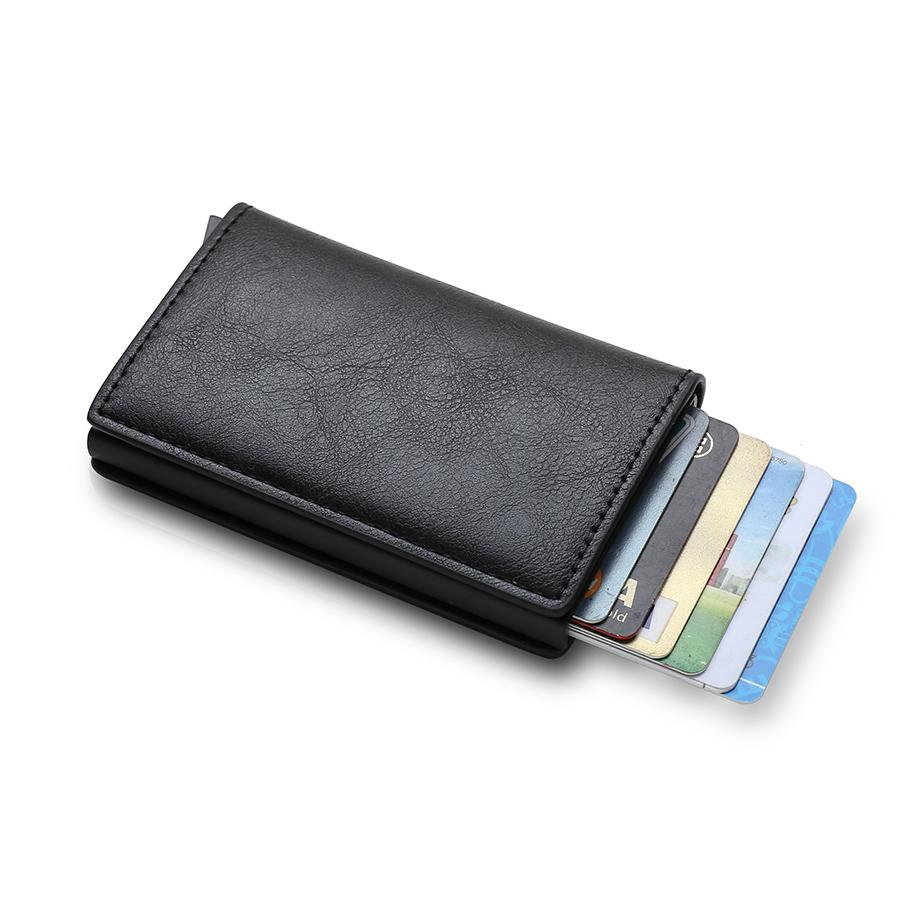 Anti Thief Rfid Credit Card Holder Smart Minimalist Wallet Men Women Slim Bank Cardholder Case Money Bag Cash Creditcard Purse
