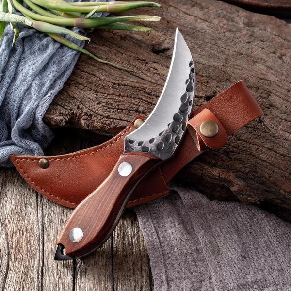 Stainless Steel Meat Cleaver Kitchen Kniives Meat Knife Fruit Cutter Outdoor Dividing Knife