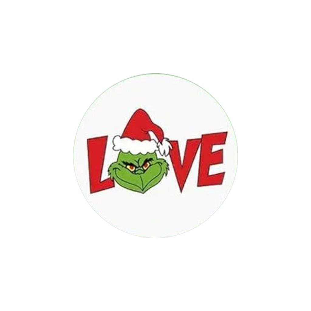 Christmas Decor - Acrylic Flat Ornaments With Whimsical Design For Tree & Home Holiday Decorating