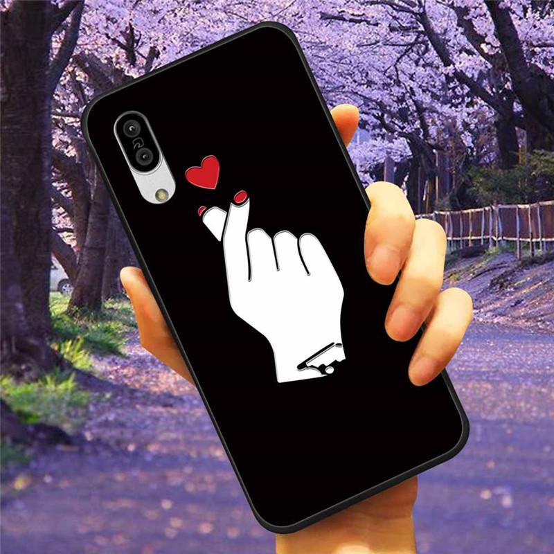 For Sharp Aquos Sense3 Case 3D Flower Relief Silicone Soft Emboss Cover For Sharp Aquos Sense 3 Lite Sense6 6 Luxury Cartoon