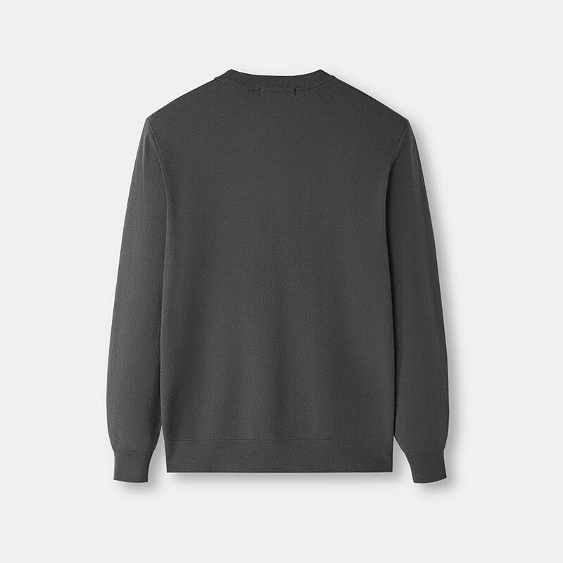 HLA Men's Fashion Jacquard Long Sleeve Knit Pullover