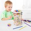 Montessori Holzstäbchenspiel: Interaktives Eltern-Kind-Spielzeug für 3-6-Jährige