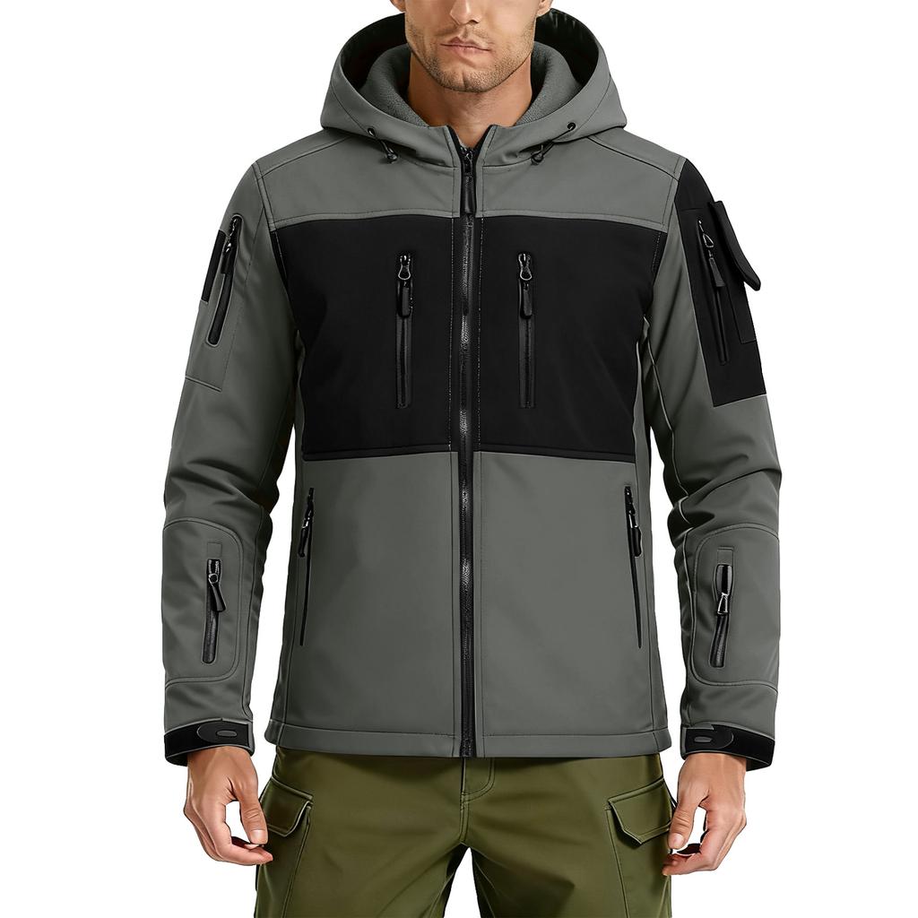 Men's Winter Colorblock Jackets Men's Fashion Trend Jackets Breathable Windproof Jackets Outdoor Sports Jackets
