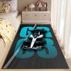 F1 Racing Area Rug, George Russell GR63 Mercedes Petronas Car Overhead Track Print, Motorsport Fan Decor, Non-Slip Mat