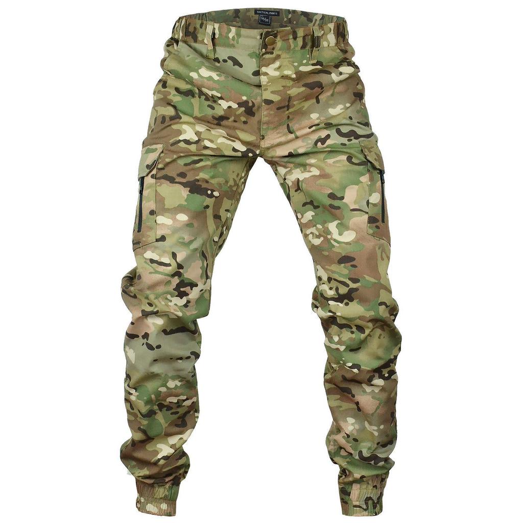 Herren Outdoor Camouflage Ripstop Taktische Skinny Jogginghosen
