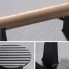 YOMDID 1PC Round Steak Pressing Plate Cast Iron Hamburger Meat Press Tool Steak Plate Wooden Handle Kitchen Barbecue Teppanyaki