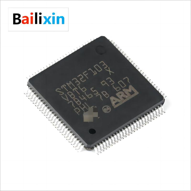 

10PCS STM32F103VBT6 microcontroller ARM, 72MHz, 128kB Flash (LQFP-100).
