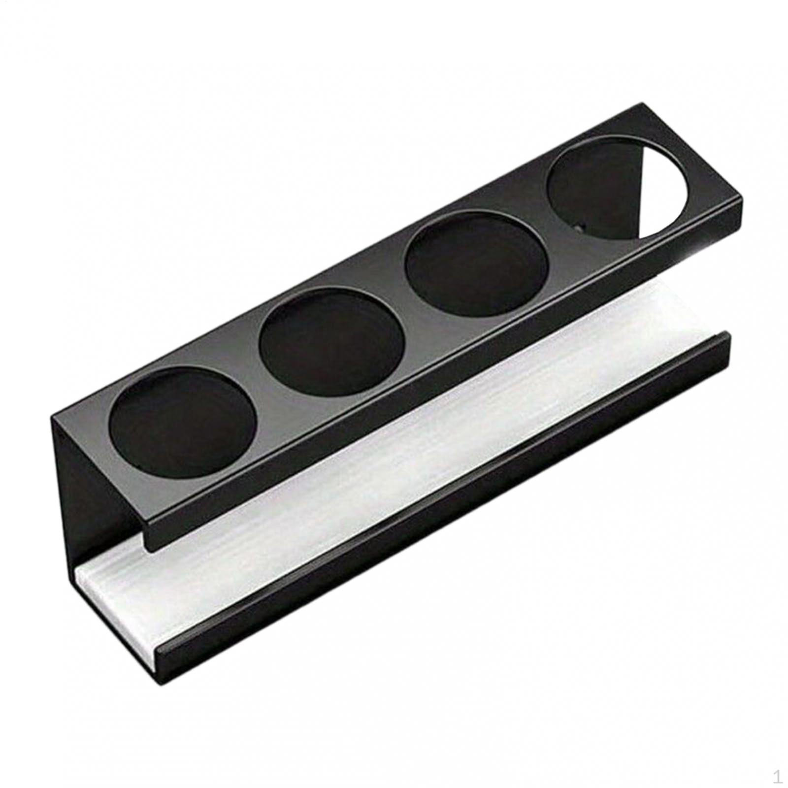 

Electric Toothbrush Holder 4 Slots Storage Rack Household Wall Mounted Tooth Brushing Organizer for чёрный