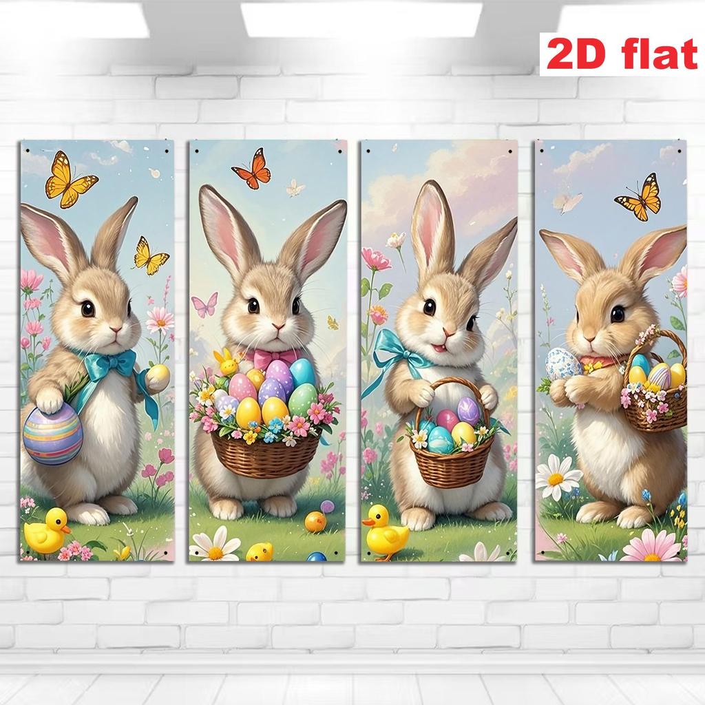 New Easter Garden Flag Set - Spring Decoration Banner
