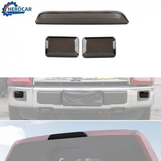 Front Fog Light 3rd Third High Brake Light Lamp Panel Trim For Ford F150 2015-20