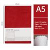 (Kostenlose Logogravur) A5/B5 verdicktes Business-Notizbuch, Besprechungsprotokolle aus weichem Leder, Notizblock für Studenten, liniertes Tagebuch