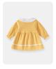 0-6 Years Girls' Long-Sleeve Plaid Cotton Dress - Spring & Autumn Princess Style