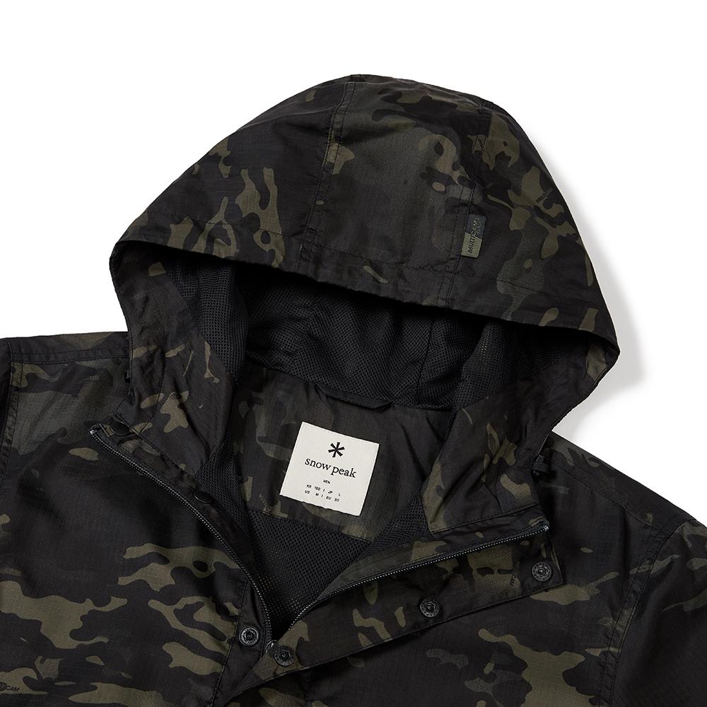 SNOWPEAK Multi-Cam Anorak Black (S23ZMPAN06)