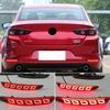 1 Pair Rear Reflector Car LED Rear Bumper Brake Light Dynamic Turn Signal Light For Mazda 3 Mazda3 Axela