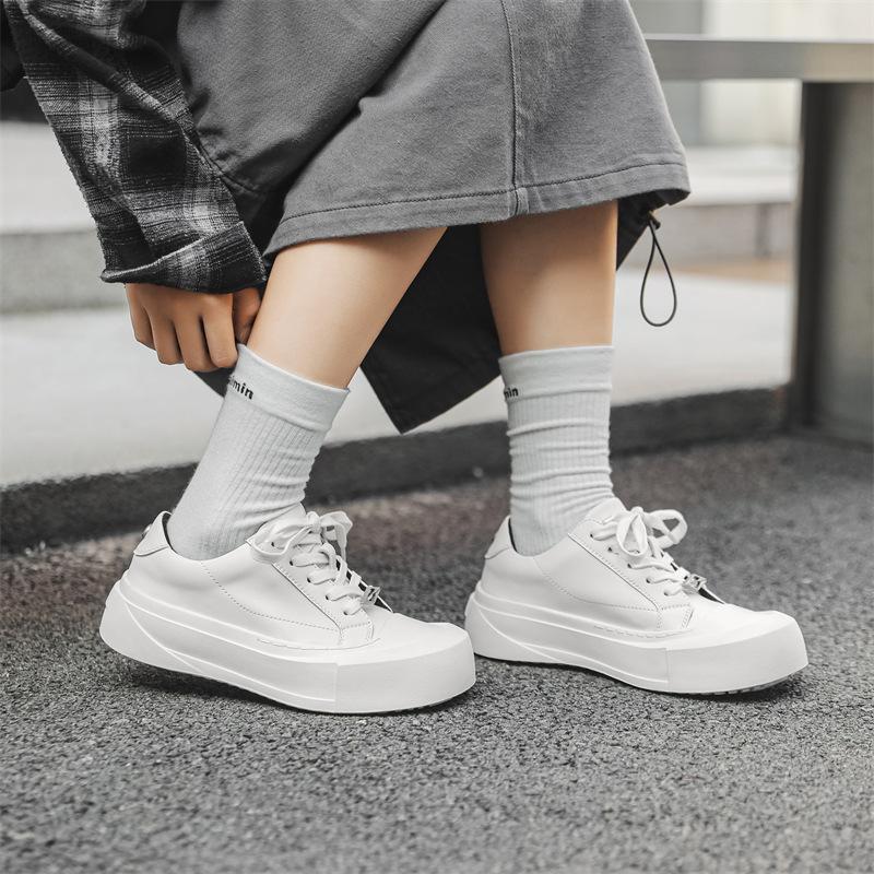 

Mickey Derby shoes black big head leather shoes couple men and women with the same scimitar shoes niche casual shoes 55543-J 46