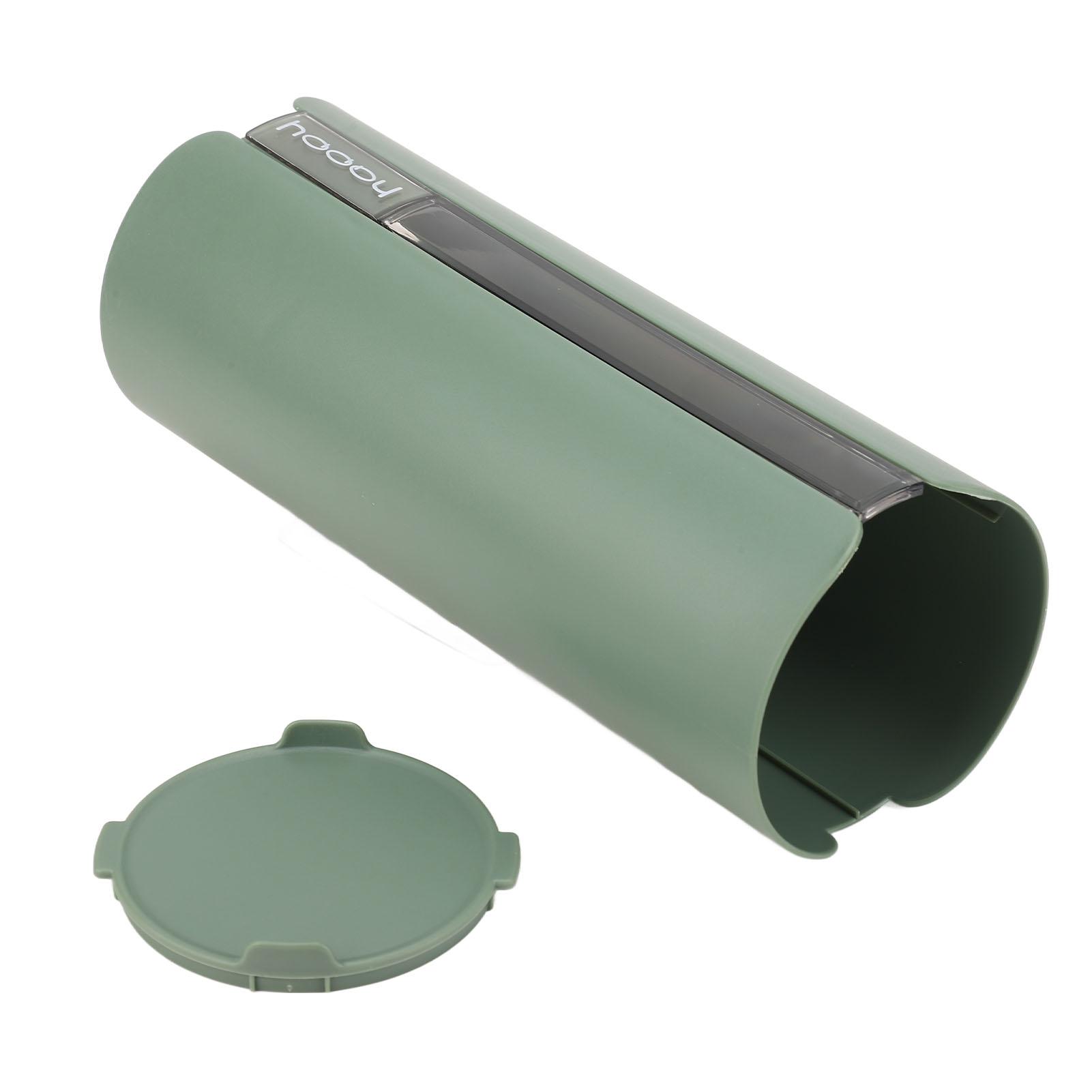 Paper Cup Dispenser Dustproof Cover Plastic Space Saving Visible Window Cup Holder Wall Mount for Paper Cup