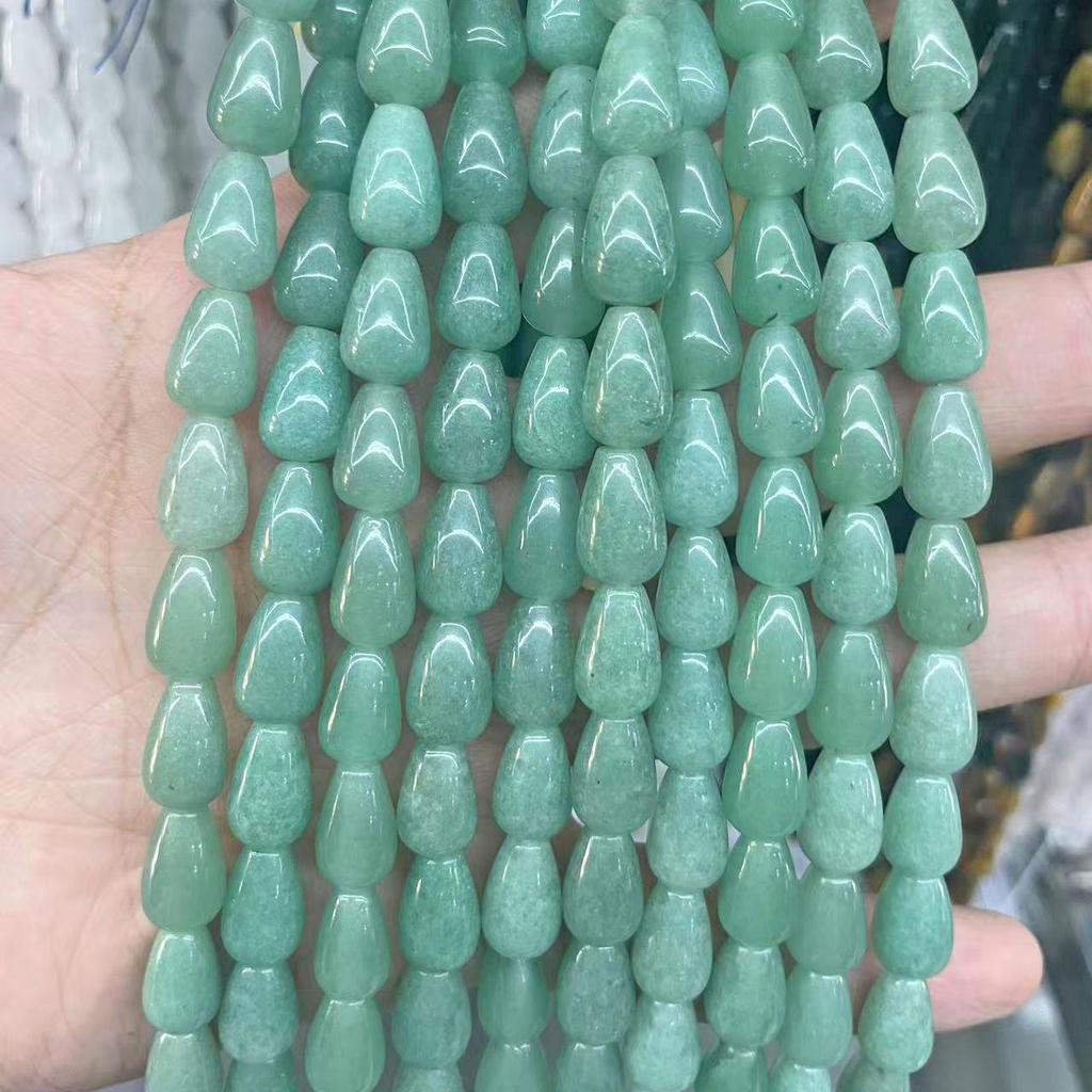 8x12mm Natural Aventurine Tiger Eye Teardrop Beads for DIY Jewelry Bracelet/Necklace