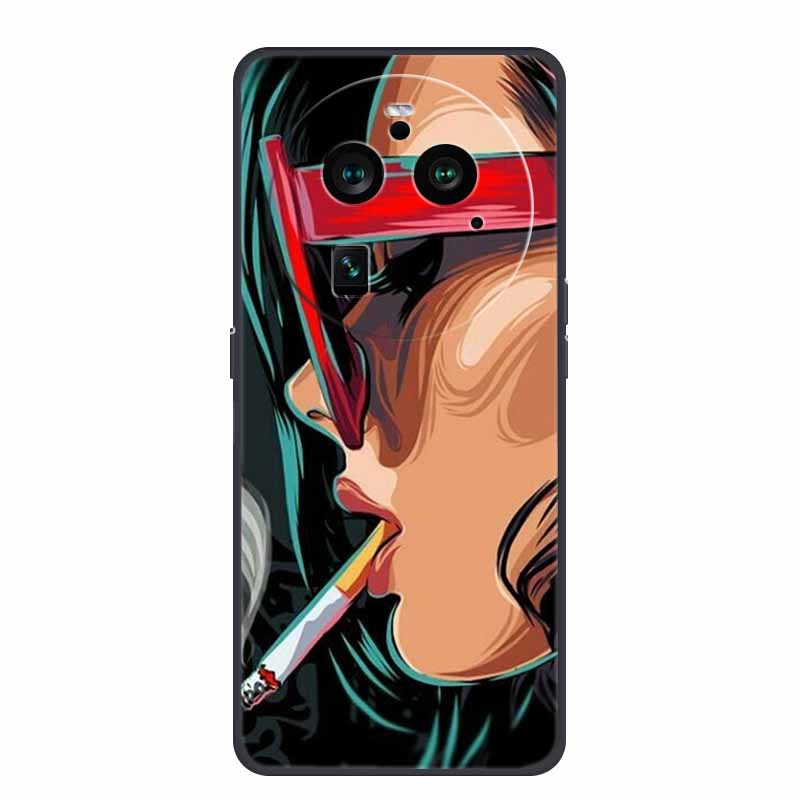 For OPPO Find X6 Pro Cases Fashion Soft Silicone Phone Covers For OPPO Find X6 5G Back Case Fundas Coque Bumper Find X6 X6Pro 5G