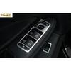 Silver Titanium Door Window Lifting Panel Cover Trim Fit For Benz GLE 2016-