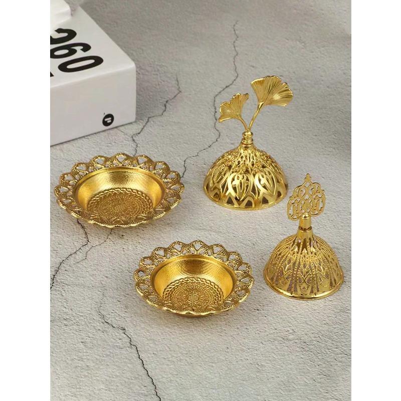 Halloween Golden Incense Burner, Sandalwood Incense Burner for Home Decor, Creative Aromatherapy Incense Holder
