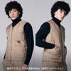 TAION Unisex Work Down Vest V-Neck Double-Zip (TAION-001WZWK)