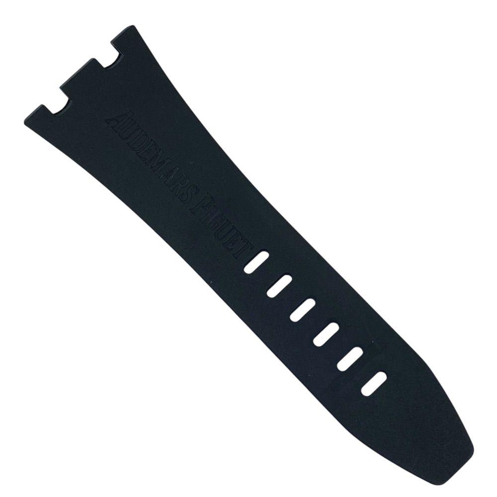 Used AUDEMARS PIGUET Royal Oak Offshore Rubber Strap Watch Band Replacement Rubber Black Luxurious Elegant Exquisite Business Formal Men Women Gift