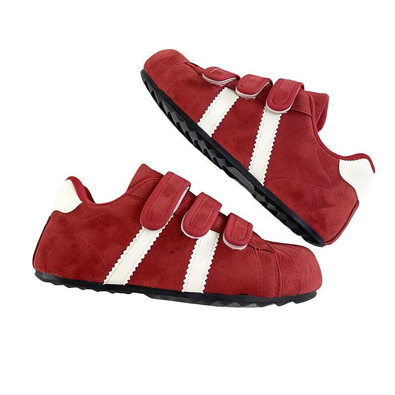 Lightweight Thin-soled Puff Shoes Women's Spring and Autumn New Casual Women's Shoes Student Versatile Retro German Training Shoes