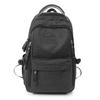 Schoolbag Simple and large-capacity junior high school student backpack Double-layer computer backpack Nylon cloth water-proof schoolbag