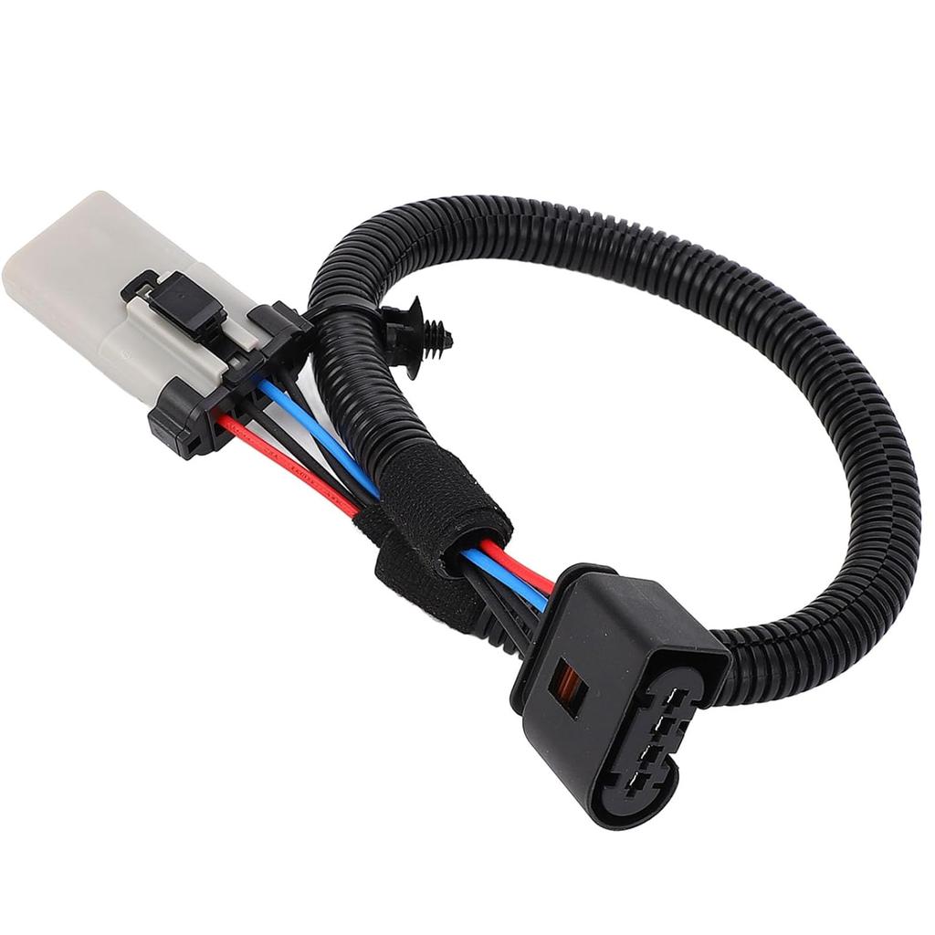 EVGATSAUTO Turbo Actuator Adapter Harness for Cummins 6.7L Engine ISB VGT, Black, Copper, Rubber, Wiring Harnesses, Adapter Harness, 5347703,