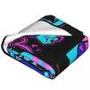 Ozzie Fizzarolli Fleece Throw Blanket Hazbin Hotels Blanket for Sofa Car Warm Bedding Throws