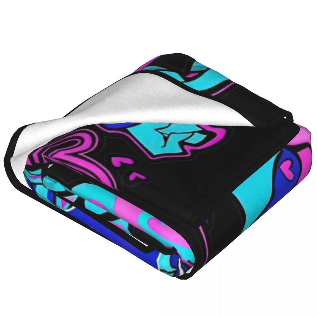 Ozzie Fizzarolli Fleece Throw Blanket Hazbin Hotels Blanket for Sofa Car Warm Bedding Throws