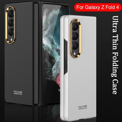 Dėklas Samsung Galaxy Z Fold 4 5g Dėklas Padengtas Objektyvo Apsauga Itin Plonas Kietas PC Smūgiams Atsparus Galinis Dangtelis Samsung Z Fold4