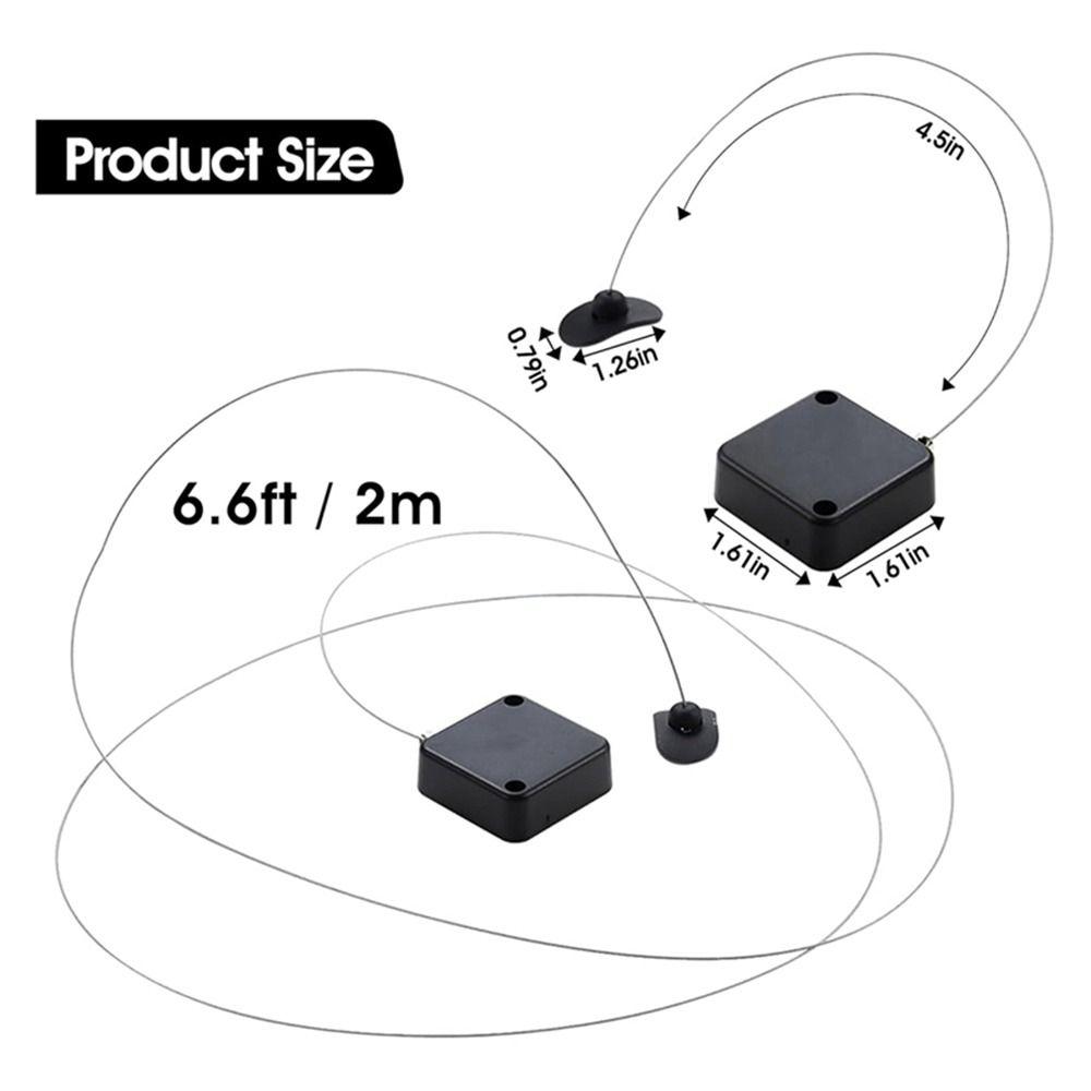 1/2Pcs 0.9mm Steel Cable Remote Control Anti-Lost Tether