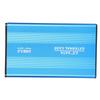 HDD Enclosure Plug Play 3TB USB3.0 SSD Hard Disk Box for LaptopsOS X External Data StorageBlue