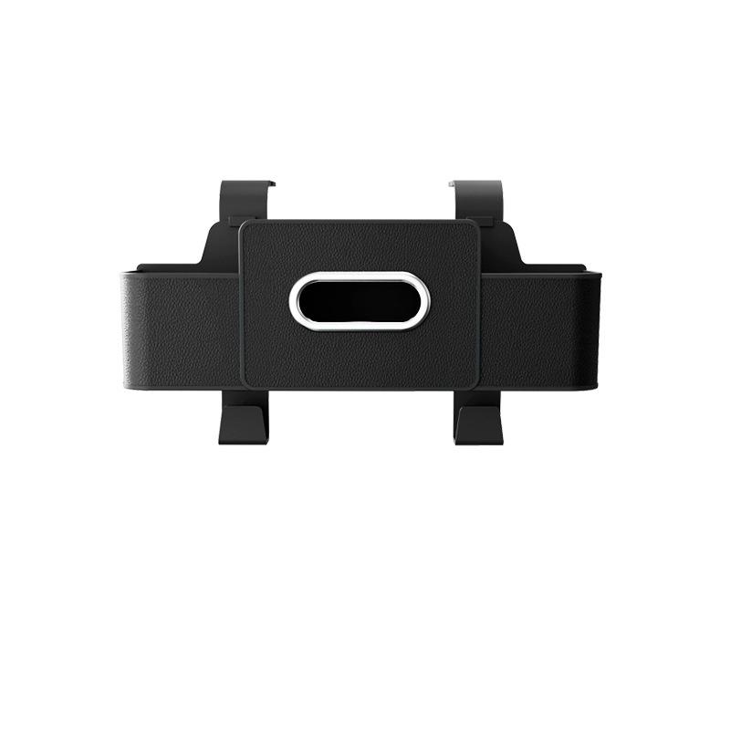 Car Backseat Organizer Multifunction Leather Interior Storage Bag Hanging Seat Back Tissue Water Cup Holder Auto Accessories.