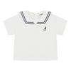 Kids Coolmax Pique Sailor Collar T shirT whiTe Sa 0d15